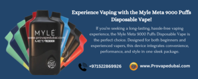 Myle Meta 9000 Puffs Disposable Vape