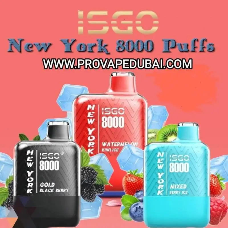 Isgo New York 8000 Puffs