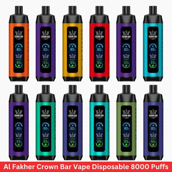 Al-Fakher-Crown-Bar-Vape-Disposable-8000-Puffs