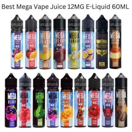 MEGA Vape Juice 60ml E-Liquid 12mg E-Juice in Dubai, UAE